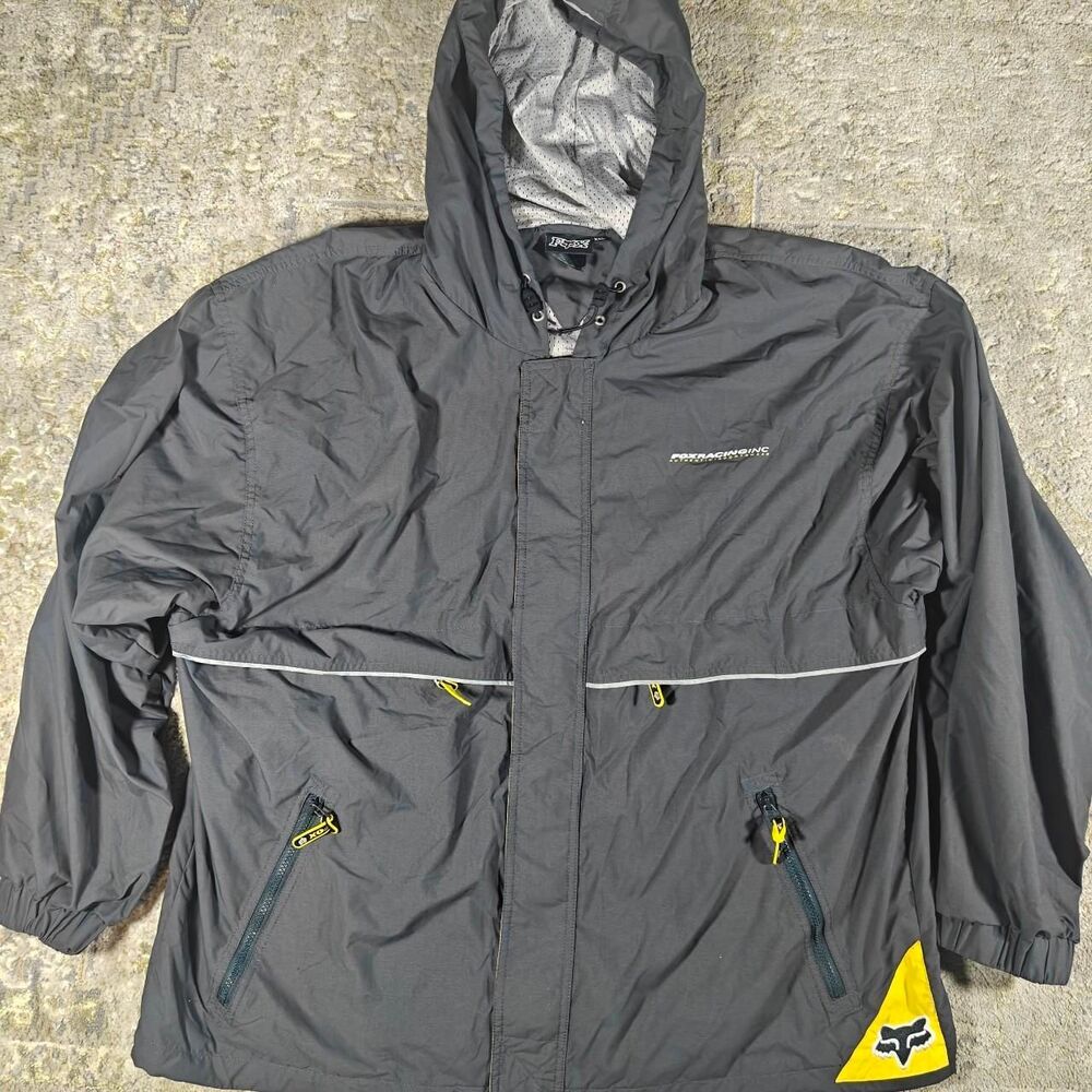 Fox-racing Men's Grey and Black Jacket